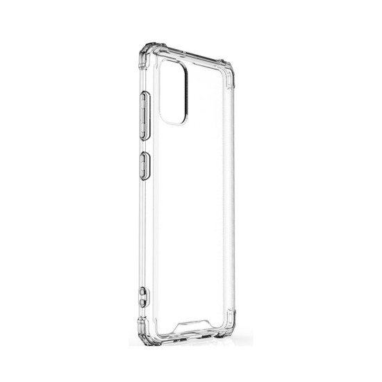 Capa de Silicone com Cantos Dura para Samsung Galaxy A41 Transparente